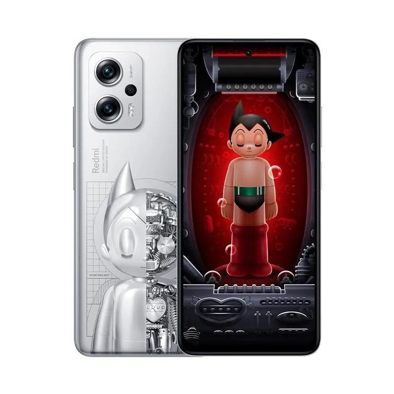 オリジナルのXiao Mi Red Mi Note 11T Pro Astroboy 6.6 "5Gスマートフォン2460x1080144HzLCD寸法81004400mAh120W急速充電