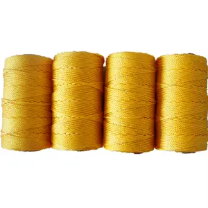 Wholesale High Tenacity 210D 24 36 Ply Fishing Net Twine Plastic Thread Polyester Multi Filament Twine