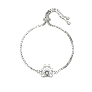 Envío de la gota Lovely Pet Cat Hand Chain Jewelry Hombres Mujeres Accesorio Chapado en proyección Gold Rose Cold Copper Bracelet - Product Image 4