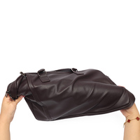 Sac à bandoulière souple et étanche en cuir PU de 15,6 pouces pour macbook