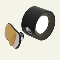 Lampes de table sans fil portables à piles avec tête d'angle magnétique réglable Lampe rechargeable avec applique murale à gradation CCT