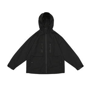 LAYENNE Veste <span class=keywords><strong>de</strong></span> protection en tissu tendance, imperméable, avec fermeture éclair et étiquette personnalisée Veste <span class=keywords><strong>de</strong></span> <span class=keywords><strong>randonnée</strong></span> pour hommes et femmes - Product Image 4
