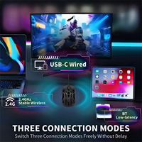 Mouse Nirkabel M8 Ringan PAW3311 Mouse Optik E-sports 2.4G Mouse Gaming Portabel untuk Desktop dan Laptop