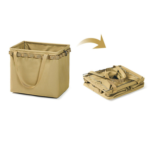 OEM Portable Square Organizer Box Wear Resistant Foldable <b>Storage</b> Bag for Camping Beach Tours Climbing Made Durable Polyester - Product Image 2