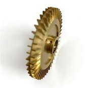 Turbine en laiton usinée sur mesure avec gorge de clavette, diverses tailles, pour pompe à eau, pièces de rechange en cuivre