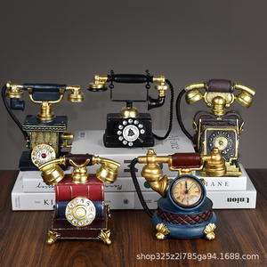 Vintage vieux téléphone ornements écologique maison bureau résine artisanat café Bar devanture fenêtre décorations - Product Image 4