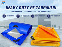 Bâche en PE imperméable, antistatique, anti-UV, coupe-vent, résistante, pour camion, pour le stockage de marchandises, matériaux de construction