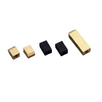 Latón 2 pines PCB montaje macho enchufe entrada Ac toma de corriente 2.5A 250V conector adaptador de viaje universal