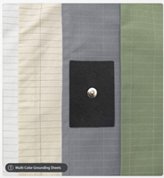 Drap-housse de mise à la terre | Drap de lit conducteur en coton avec fibres d'argent pour un meilleur sommeil, un soulagement du stress et un bien-être naturel