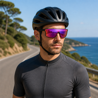 Lunettes de soleil polarisées oversize unisexe, monture carrée en PC, protection UV400 TAC, style mode extérieur