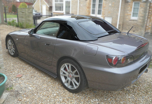 De fibra de carbono duro superior para Honda S2000 acabado brillante duro techo - Product Image 2