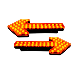 HDb66 quét xe rửa xe an toàn đường bộ khẩn cấp xe giao thông nhấp nháy bảng nhấp nháy <span class=keywords><strong>LED</strong></span> mũi tên cảnh báo ánh sáng - Product Image 1