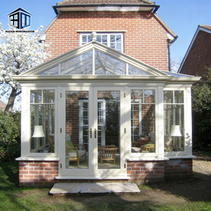 Solárium de Aluminio 6063-T6 para Jardín Exterior, Invernadero con Techo Curvo o Arqueado, Uso en las Cuatro Estaciones, Extensión Moderna para el Hogar - Product Image 2