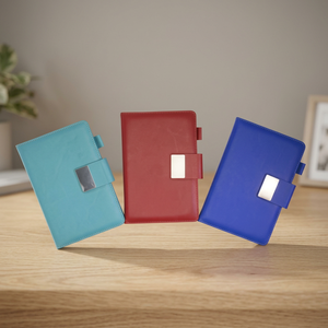 Agenda Organizadora de Cuero Sintético de Primera Calidad, Tapa Dura, Cuaderno Diario, Opciones de Color Rojo, Azul y Verde Azulado, para Uso Diario en la Oficina o la Escuela - Product Image 2