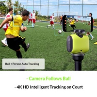 Caméra sportive XbotGo Chameleon avec suivi automatique IA, 4K, grand angle 140°, étanche IP67, pour événements sportifs (football, basketball) – Édition US/UE