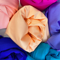 Lots en stock tissu spandex en nylon brillant, uni et doux pour la peau, pour bikini, maillot de bain, lingerie