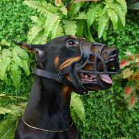 Chien Durable Imperméable Respirant Léger Cage Bouche Panier Muselière avec Lumières pour Petits Chiens