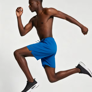 <span class=keywords><strong>Pantaloncini</strong></span> Sportivi da Uomo di Alta Qualità ad Asciugatura Rapida con Due Tasche Laterali con Zip, Antirughe, Comodi e Vestibilità Ampia - Product Image 2