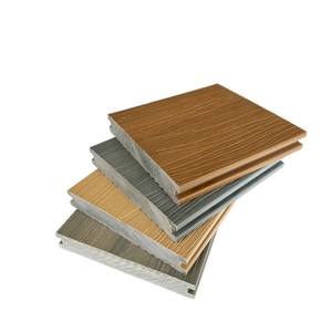 Offre Spéciale WPC platelage bois plastique Composite différentes couleurs solide creux co-extrusion pour <span class=keywords><strong>jardin</strong></span> extérieur brossé extérieur - Product Image 2