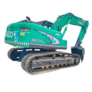 รถขุดโคเบลโก้ SK210 LC ขนาด 20 ตัน มือสอง อุปกรณ์ก่อสร้างสำหรับงานหนัก เครื่องยนต์คัมมินส์ ระบบไฮดรอลิกคาวาซากิ ENERPAC - Product Image 2