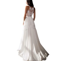 2023 nouvelle mode dentelle une ligne Boho plage robe de mariée bandoulière robes de mariée