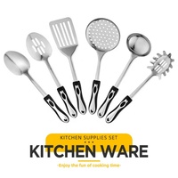 Ensemble de 7 accessoires de cuisine en acier inoxydable 410 pour la cuisson à domicile, idéal pour le dropshipping