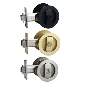 Vàng Túi Cửa Trượt Xử Lý Với Khóa Kẽm Hợp Kim Giấu Tay Nắm Cửa Cho Nội Thất Cửa - Product Image 5