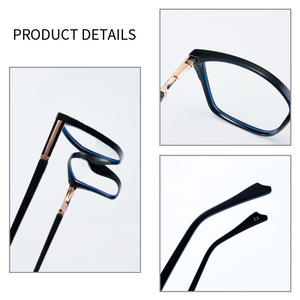 Lunettes anti-lumière bleue TR87243, monture carrée, monture intégrale TR90, unisexe, avec verres AC pour usage quotidien - Product Image 4