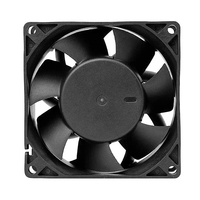 8038 DC 12V 24V haut régime Cfm manchon Double boule Cpu dissipateur de chaleur ventilateur 80*80*38mm