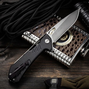 Couteau de poche personnalisable BK 830BKSSLS HK OEM DIY, manche G10, lame pliante en acier inoxydable ultra-affûtée, camping, 20,8 cm, FB145 1 - Product Image 5