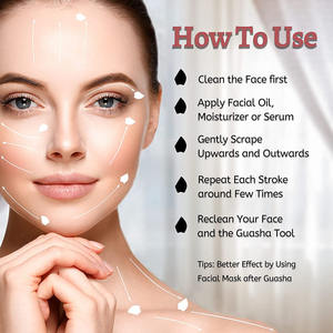 गुआ शा Scraping बियान पत्थर गुआ शा Scraping चेहरे शरीर स्पा एक्यूपंक्चर चिकित्सा उपचार के लिए पारंपरिक खुरचनी मालिश उपकरण - Product Image 6