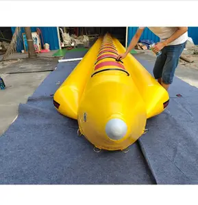 Aangepaste Groothandel Opblaasbare Towable Flyfish Watersport Opblaasbare Bananenboot Water Play Towable Buis