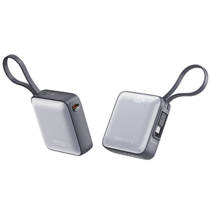 Power Bank con Display LED 10000mAh, Cavo USB-C Retrattile, Ricarica Rapida 35W per Laptop/Telefono/Switch - Product Image 2