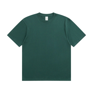 เสื้อยืดผ้าฝ้ายขนาดใหญ่สำหรับผู้ชาย สไตล์สตรีทแวร์ทรงหลวม 210 กรัม คุณภาพสูง สวมใส่สบายสำหรับลุคทันสมัย - Product Image 3