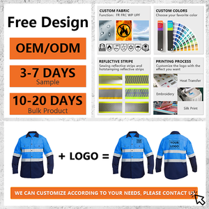 Uniformes <span class=keywords><strong>de</strong></span> Trabajo <span class=keywords><strong>de</strong></span> Alta Visibilidad Fluorescentes para Aeropuertos, Petróleo, Gas, Mecánica, Tráfico, Minería e Industria, Camisetas <span class=keywords><strong>de</strong></span> Trabajo - Product Image 5