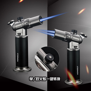 ที่จุดไฟตรง Honest Direct Fire Lighter ปรับระดับเปลวไฟได้ ใช้ได้ทั้งแบบเปลวเดี่ยวและเปลวคู่ สำหรับครัว บาร์บีคิวกลางแจ้ง - Product Image 2
