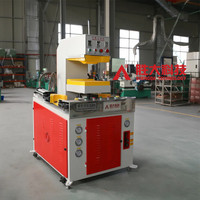 Machine de presse hydraulique SHENGDA pour la fabrication de chaussures, semelle en caoutchouc, dessus de la chaussure, pressage vertical avant, arrière, latéral, fixation de la semelle