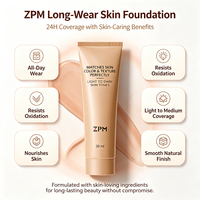 Fond de teint liquide adaptatif au teint, changeant de couleur, fini naturel, estompe les imperfections et les ridules, teinte unifiante