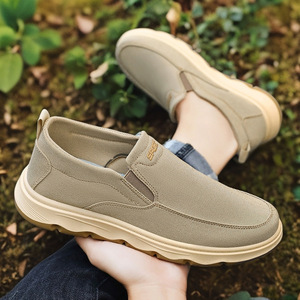 Zapatos Casuales para Hombre, Estilo Slip-<span class=keywords><strong>On</strong></span>, Transpirables, Ligeros, Estilo Pekín Antiguo, Parte Superior de PU - Product Image 6