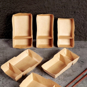 Scatola in Carta Kraft Personalizzata Ecologica Riciclata per Alimenti, Vendita Diretta all'Ingrosso, Prezzo Conveniente OEM, Logo Personalizzato Stampato - Product Image 5