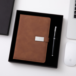 Ensemble cadeau d'entreprise personnalisé avec carnet et stylo, emballage d'entreprise, coffret cadeau personnalisé pour clients d'entreprise - Product Image 5