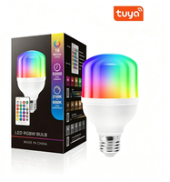 Ampoule de lampe sur pied pour hôtel, LED intelligente blanc chaud, culot E26/E27/B22, RGB, dimmable, alimentation CA, CRI élevé 85-90, certifiée ROHS, télécommande