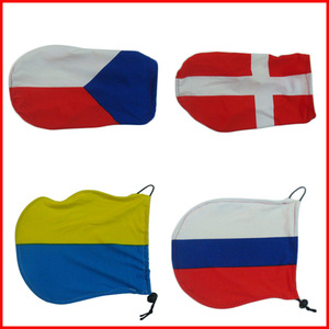 Drapeaux nationaux Beckon personnalisés de haute qualité pour rétroviseurs de voiture allemands, bannières avec logo d'équipe pour les fans de sport, décorations de voiture pour le jour du match - Product Image 4