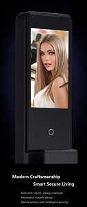5572 mortise Video Call 3D Face Palm Vein Smart Lock Waterproof Tuya WiFi Anti-theft <b>Door</b> Lock with Camera and HD <b>Screen</b> - Product Image 5