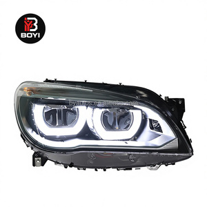Phares LED pour Série 7 F01 F02 2009 <span class=keywords><strong>2010</strong></span> 2011 2012 2013 2014 2015, feux de jour avant modifiés, phare avant entièrement LED - Product Image 3