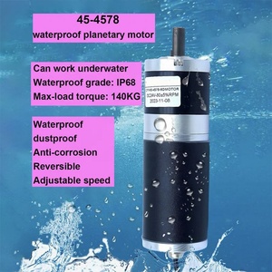 Motor DC Planetario de 45 mm, 140 kgf.cm, 12V/24V, IP68 Impermeable, con Control de Velocidad de Avance y Retroceso - Product Image 4