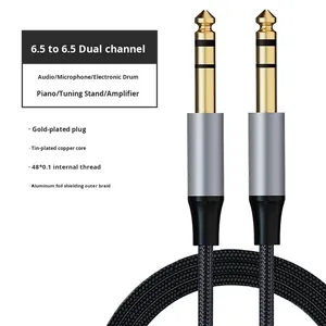 Câble audio mâle 3.5mm avec gaine en PVC pour téléphones mobiles ordinateurs amplificateurs mélangeurs ordinateurs portables et connexions de guitare - Product Image 1