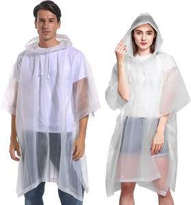 <span class=keywords><strong>Chubasquero</strong></span> impermeable de PEVA para hombres y mujeres, Ponchos de lluvia de gran tamaño con logotipo impreso, <span class=keywords><strong>chubasquero</strong></span> de gira, Poncho de lluvia directo de fábrica - Product Image 4