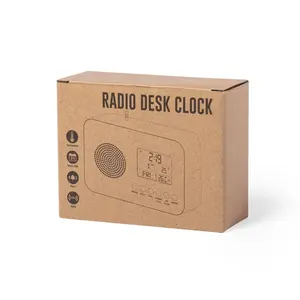 Bamboo <b>clock</b> <b>radio</b> sustainable merchandising - Product Image 2