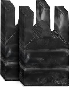 ถุงขยะแบบเสื้อยืด ถุงหิ้ว HDPE ถุงขยะแบบใช้แล้วทิ้ง สำหรับใช้ในครัวเรือนและซูเปอร์มาร์เก็ต - Product Image 1